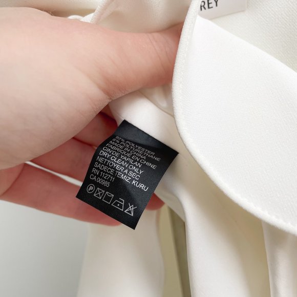 NWT JAY GODFREY Strapless Ruffle Hem Harrington Dress in Ivory - Picture 13 of 13